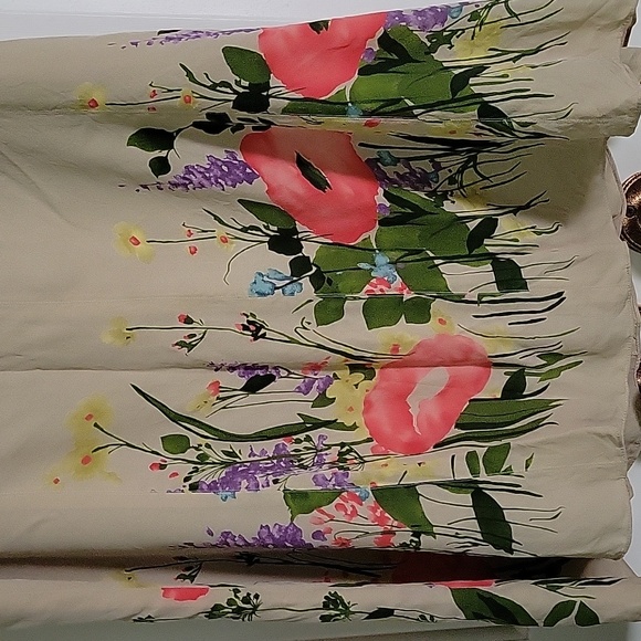 Jones New York Womens Silk Floral Print Maxi Skirt Sz 14 - Picture 2 of 5